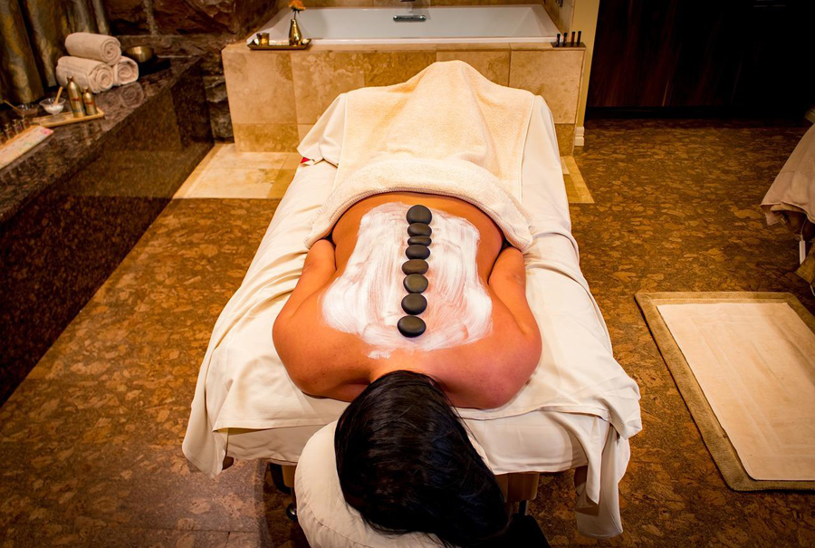 Hot stone massage